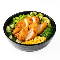 Poke Bowl Crunchy Chicken (Halal)